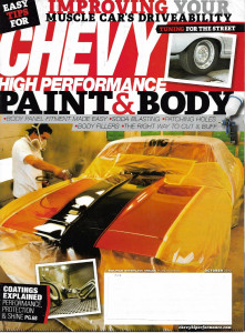CHEVY HIGH PERFORMANCE 2012 OCT - PAINT & BODY, COATINGS, SODA BLAST, FILLERS